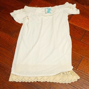 umgee dress sz sm off the shoulder